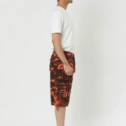 Allegra K Men's Cargo Shorts Regular Fit Twill Work Shorts Pants W Pockets