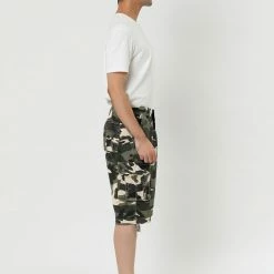 Allegra K Men's Cargo Shorts Regular Fit Twill Work Shorts Pants W Pockets