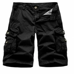 Allegra K Men's Cargo Shorts Regular Fit Twill Work Shorts Pants W Pockets