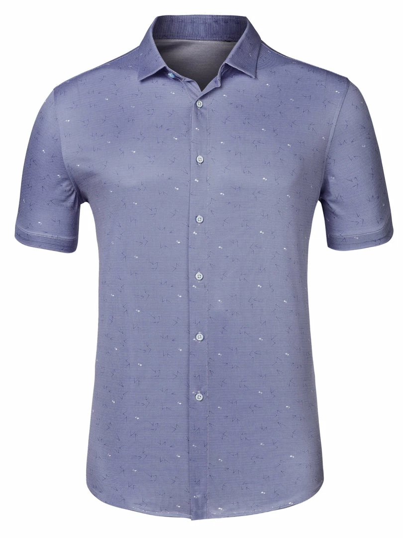 Allegra K Men's Short Sleeve Button Down Pattern Casual Printed Dress Shirt 5 Allegra K Men's Short Sleeve Button Down Pattern Casual Printed Dress Shirt