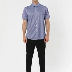 Allegra K Men's Short Sleeve Button Down Pattern Casual Printed Dress Shirt 16 Allegra K Men's Short Sleeve Button Down Pattern Casual Printed Dress Shirt