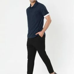 Allegra K Tops Men Summer Golf Shirt Contrast Color Short Sleeves Regular Fit Polo 114 Allegra K Tops Men Summer Golf Shirt Contrast Color Short Sleeves Regular Fit Polo