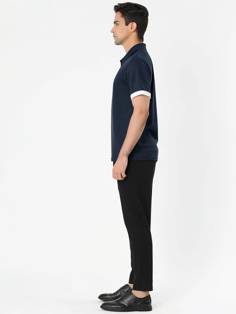 Allegra K Tops Men Summer Golf Shirt Contrast Color Short Sleeves Regular Fit Polo 55 Allegra K Tops Men Summer Golf Shirt Contrast Color Short Sleeves Regular Fit Polo