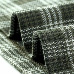 Allegra K Women's Vintage Plaid Long Sleeve Zip Up Fit And Flare Mini Dress