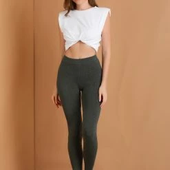 Allegra K Women's Leggings Solid Color Elastic Waistband Stirrup Pants 81 Allegra K Women's Leggings Solid Color Elastic Waistband Stirrup Pants
