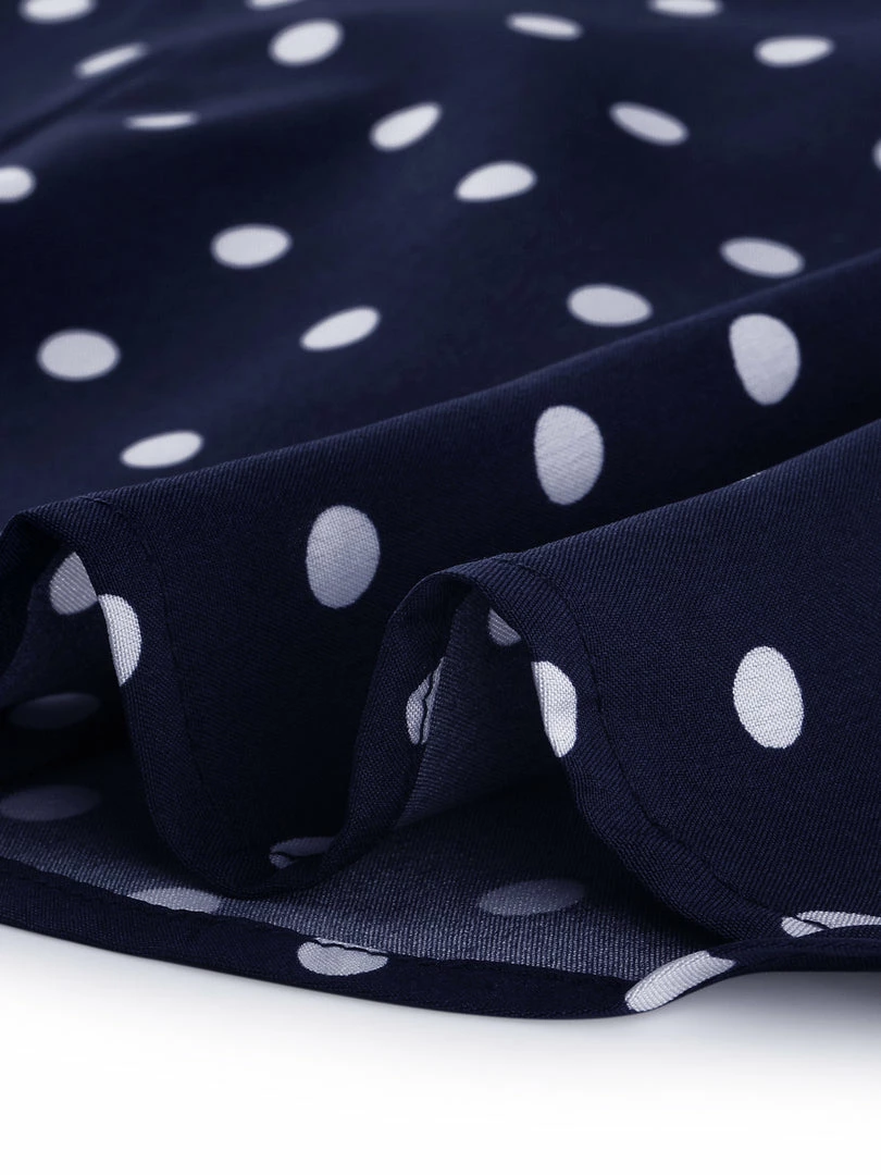 Allegra K Women's Polka Dots 3/4 Sleeve Casual Button Front Blouse Top 21 Allegra K Women's Polka Dots 3/4 Sleeve Casual Button Front Blouse Top