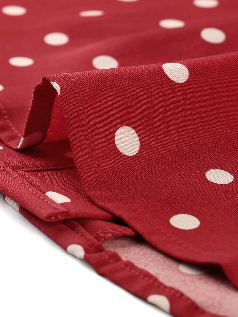 Allegra K Women's Polka Dots 3/4 Sleeve Casual Button Front Blouse Top 15 Allegra K Women's Polka Dots 3/4 Sleeve Casual Button Front Blouse Top