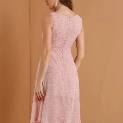 Allegra K Women's Sleeveless Casual Retro Summer Square Neck Print Chiffon Floral Dress 60 Allegra K Women's Sleeveless Casual Retro Summer Square Neck Print Chiffon Floral Dress