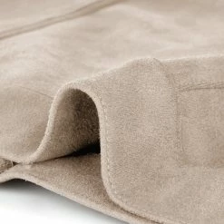 Allegra K Vintage Faux Suede Trucker Jacket