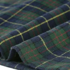 Allegra K Women's Contrast Peter Pan Collar Long Sleeve Check Shift Dress