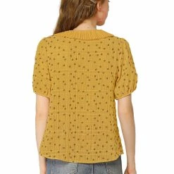 Allegra K Women's Floral Embroidery Blouse Peter Pan Collar Button Down Shirt 44 Allegra K Women's Floral Embroidery Blouse Peter Pan Collar Button Down Shirt