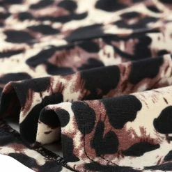 Allegra K 6507 Ladies Long Sleeves Scoop Neck Leopard Prints Peplum Shirt Women 93 Allegra K 6507 Ladies Long Sleeves Scoop Neck Leopard Prints Peplum Shirt Women