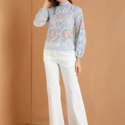 Allegra K Women's Lace Tops Vintage Semi Sheer Long Sleeve Turtleneck Blouses Shirts 49 Allegra K Women's Lace Tops Vintage Semi Sheer Long Sleeve Turtleneck Blouses Shirts