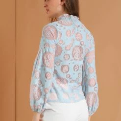 Allegra K Women's Lace Tops Vintage Semi Sheer Long Sleeve Turtleneck Blouses Shirts 50 Allegra K Women's Lace Tops Vintage Semi Sheer Long Sleeve Turtleneck Blouses Shirts