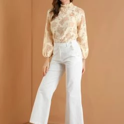 Allegra K Women's Lace Tops Vintage Semi Sheer Long Sleeve Turtleneck Blouses Shirts 42 Allegra K Women's Lace Tops Vintage Semi Sheer Long Sleeve Turtleneck Blouses Shirts