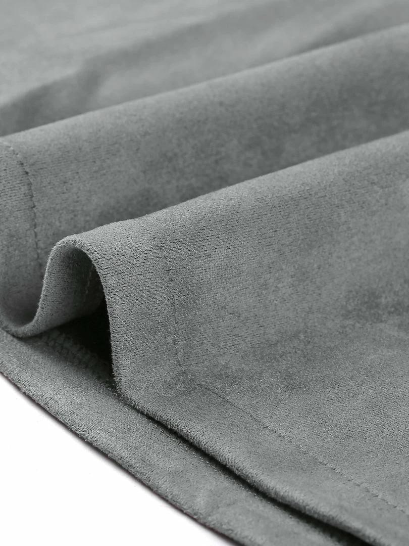 Allegra K Women's Strap Button Down Faux Suede A-Line Mini Overall Dress 20 Allegra K Women's Strap Button Down Faux Suede A-Line Mini Overall Dress