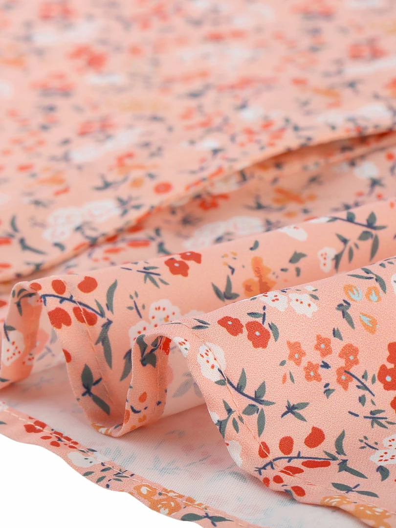 Allegra K Button Down Stand Collar V Neck Long Sleeve Floral Blouse Women 15 Allegra K Button Down Stand Collar V Neck Long Sleeve Floral Blouse Women