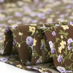 Allegra K Long Sleeve Button Down Ditsy Floral Shirt Women