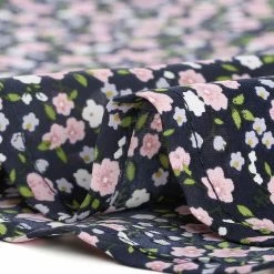 Allegra K Long Sleeve Button Down Ditsy Floral Shirt Women