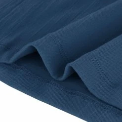 Women Allegra K Half Placket Long Sleeve Short Shirt Dress With Belt