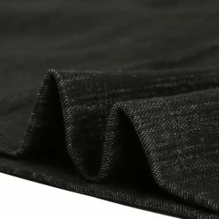 Women Allegra K Half Placket Long Sleeve Short Shirt Dress With Belt