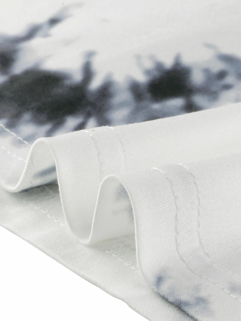 Allegra K Women's Top Short Sleeves V Neck Lightweight Casual Tie Dye T Shirt Tops 15 Allegra K Women's Top Short Sleeves V Neck Lightweight Casual Tie Dye T Shirt Tops