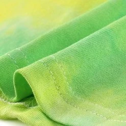 Allegra K Women's Plus Size Tie Dye T Shirts Summer Short Sleeves Casual Tops