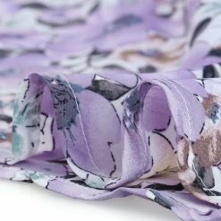 Allegra K Women's Floral 3/4 Bell Sleeve Smocked Belted Flare Ruffle Dress