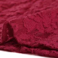 Allegra K Women's Lace Embroidery Semi Sheer Vintage Puff Sleeve Top