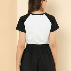 Allegra K Women's Elastic Tie High Waist Culottes Beach Summer Shorts