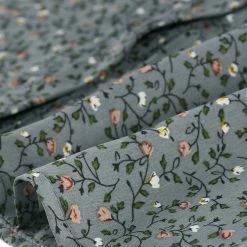 Allegra K Floral Ruffle Tie Neck Long Sleeve Blouse Women