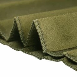 Allegra K Women's Elastic Waist Party Metallic Accordion Pleated Midi Skirt