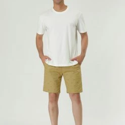 Allegra K Men's Summer Swim Elastic Waistband Drawstring Pockets Patterned Beach Board Shorts