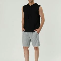 Allegra K Men's Training Drawstring Waist Color Block Zipper Pockets Jogging Board Shorts 55 Allegra K Men's Training Drawstring Waist Color Block Zipper Pockets Jogging Board Shorts