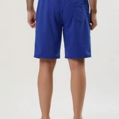 Allegra K Men's Training Drawstring Waist Color Block Zipper Pockets Jogging Board Shorts 50 Allegra K Men's Training Drawstring Waist Color Block Zipper Pockets Jogging Board Shorts