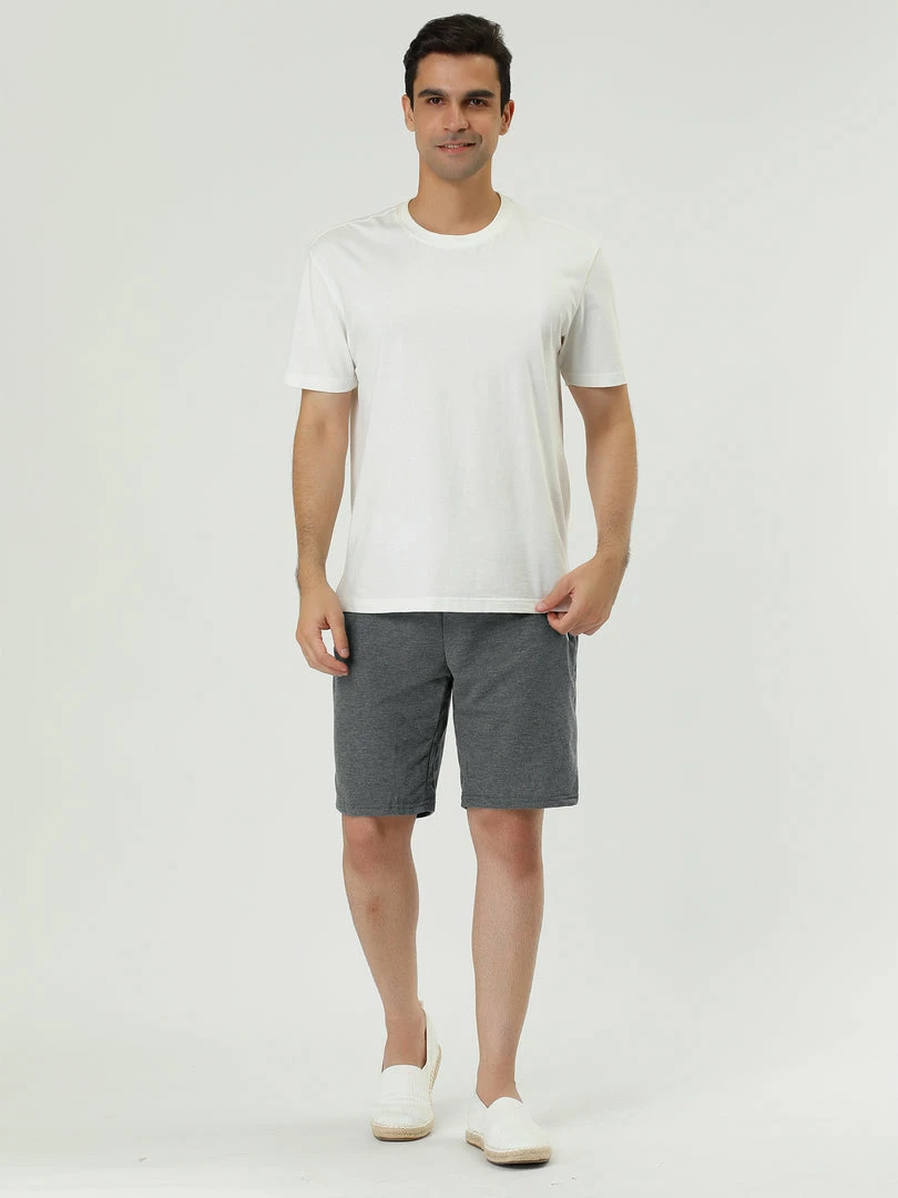 Allegra K Men's Training Drawstring Waist Color Block Zipper Pockets Jogging Board Shorts 6 Allegra K Men's Training Drawstring Waist Color Block Zipper Pockets Jogging Board Shorts