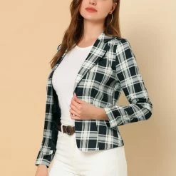 Women Allegra K Notched Lapel Open Front Blazer In Floral Print 83 Women Allegra K Notched Lapel Open Front Blazer In Floral Print