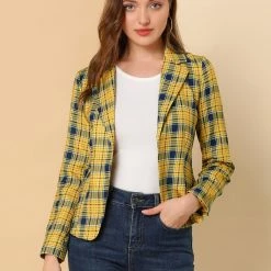 Women Allegra K Notched Lapel Open Front Blazer In Floral Print 69 Women Allegra K Notched Lapel Open Front Blazer In Floral Print