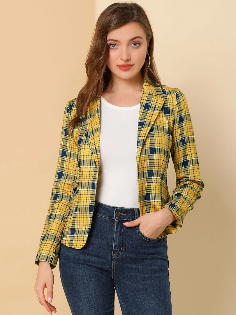 Women Allegra K Notched Lapel Open Front Blazer In Floral Print 16 Women Allegra K Notched Lapel Open Front Blazer In Floral Print