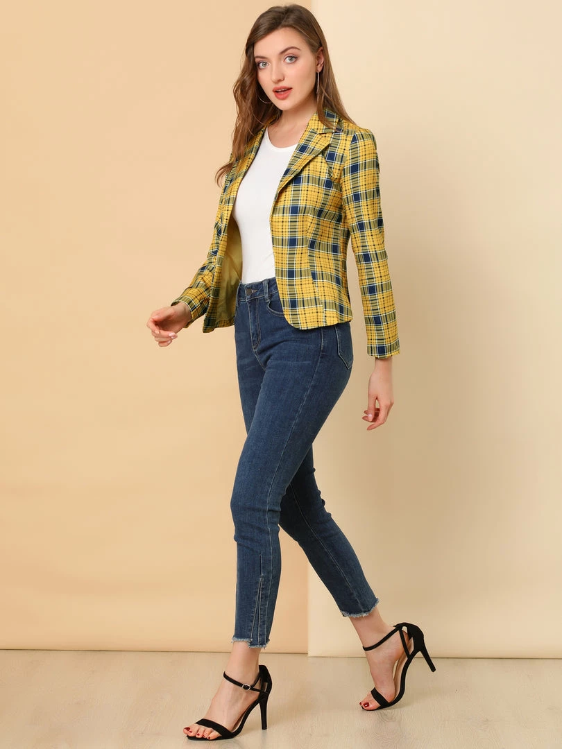 Women Allegra K Notched Lapel Open Front Blazer In Floral Print 17 Women Allegra K Notched Lapel Open Front Blazer In Floral Print