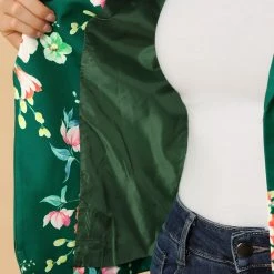 Women Allegra K Notched Lapel Open Front Blazer In Floral Print 67 Women Allegra K Notched Lapel Open Front Blazer In Floral Print