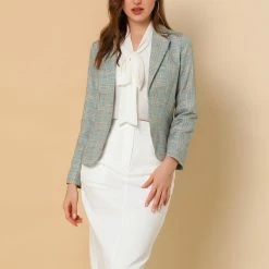 Women Allegra K Notched Lapel Open Front Blazer In Floral Print 58 Women Allegra K Notched Lapel Open Front Blazer In Floral Print