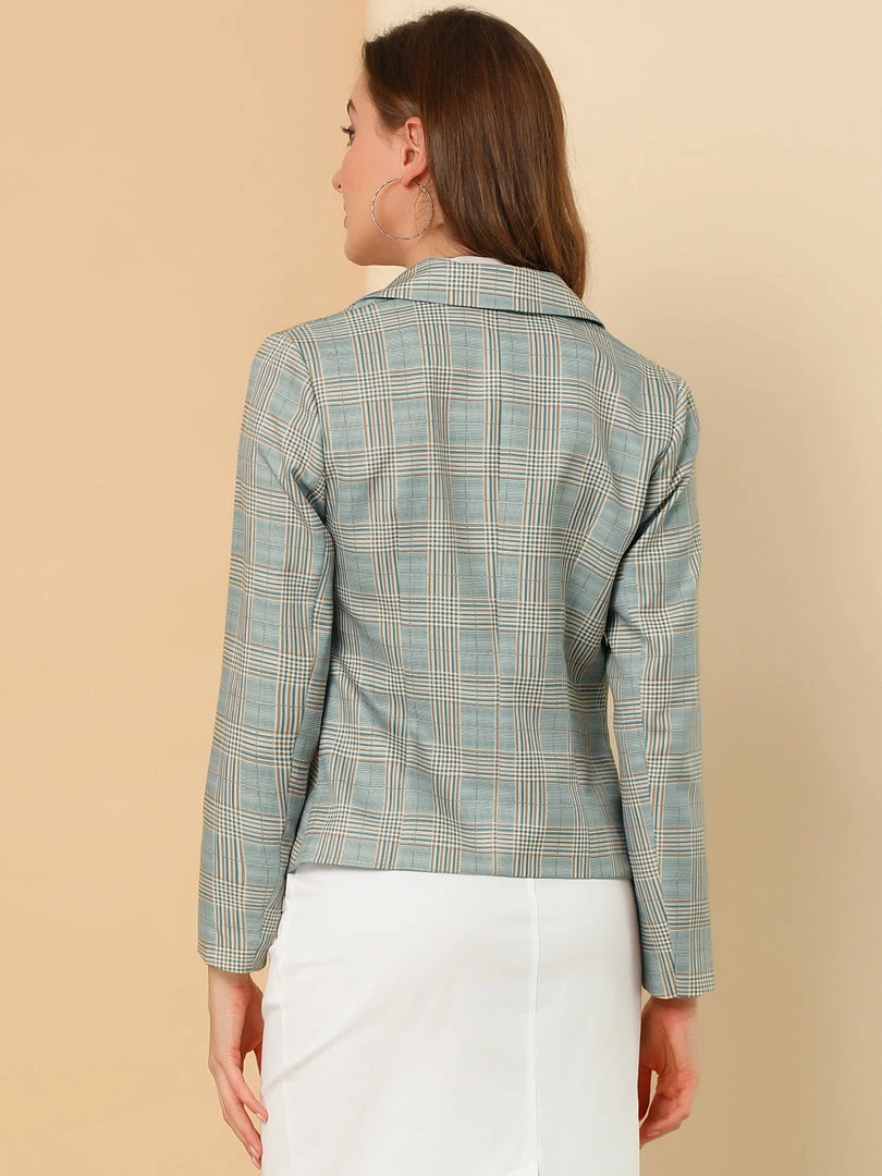 Women Allegra K Notched Lapel Open Front Blazer In Floral Print 8 Women Allegra K Notched Lapel Open Front Blazer In Floral Print