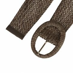 Allegra K Womens Woven Belts Wide Waist Belts For Dress Decor Adjustable Accessories