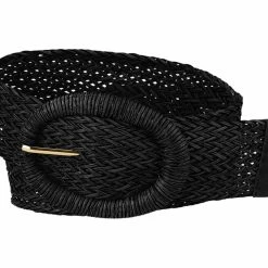Allegra K Womens Woven Belts Wide Waist Belts For Dress Decor Adjustable Accessories