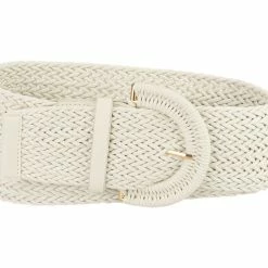 Allegra K Accessories Womens Wide Woven Waist Belts Braided Belts For Dress Chunky Buckle