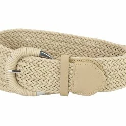 Allegra K Woven Waist Belts Wide Braided Belts For Women Dress Metal Buckle Accessories