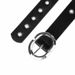 Allegra K Women Grommet PU Leather Belt Skinny Plus Size Waist Belts For Jeans Dress Accessories