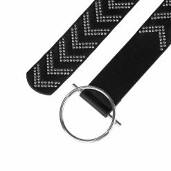 Allegra K Womens Skinny Waist Belt For Dress Round Metal Buckle Narrow Belts Accessories