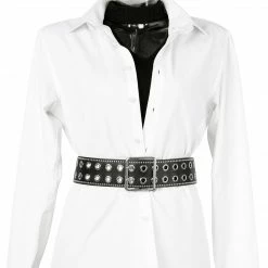 Allegra K Accessories Womens Grommet Wide Waist Belt For Dresses Metal Pin Buckle 11 Allegra K Accessories Womens Grommet Wide Waist Belt For Dresses Metal Pin Buckle